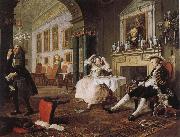 William Hogarth fashionable marriage - breakfast scene Sweden oil painting artist